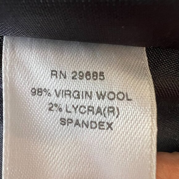 Pendleton Skirt Womens Size 2 Navy Blue Virgin Wool Blend Business Modern - Picture 12 of 14